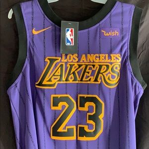 NWT 2018-19 Los Angeles Lakers(showtime) Jersey 👑